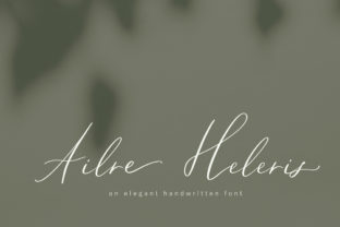 Ailre Heleris: Elegant Handwritten Font