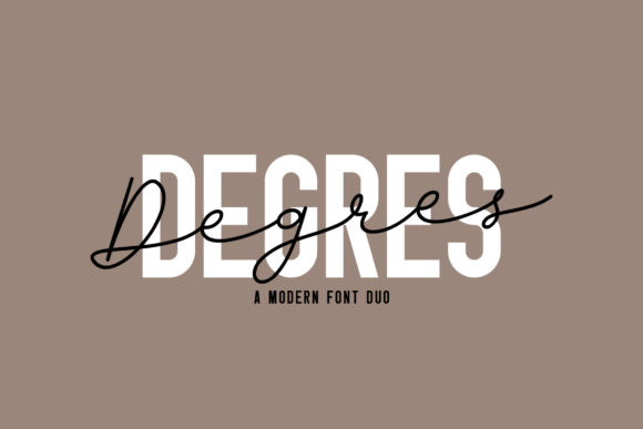 Degres Duo: A Refined Font Duo for Modern Design