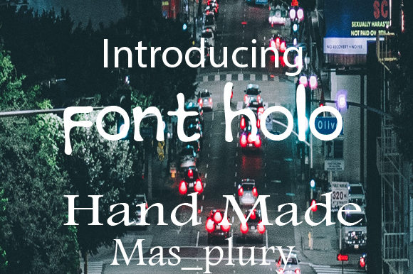 Font Holo: Where Casual Clarity Meets Timeless Design