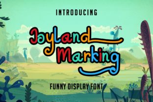 Joyland Marking: Playful, Bold & Perfect for Eye-Catching Design