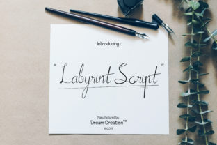 Labyrint Script: Elevate Your Designs with Elegant Handwritten Sophistication