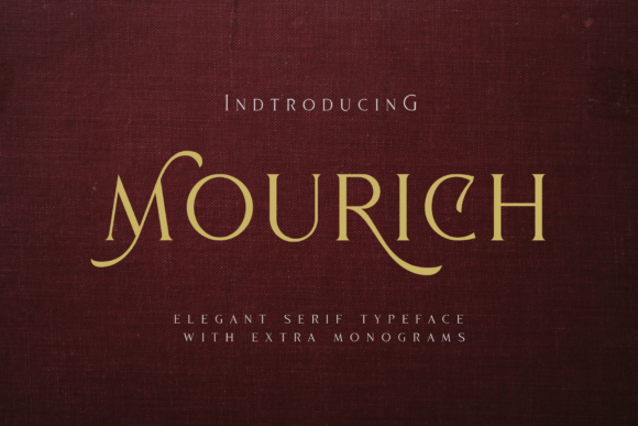 Mourich: Elegance, Simplicity, and Quiet Confidence in Type