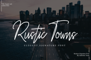 Rustic Towns: The Handwritten Font That Brings Warmth to Every Design