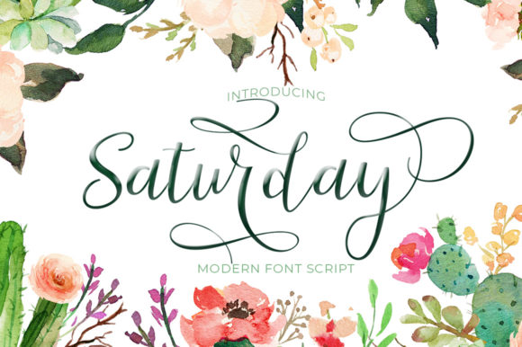Saturday: A Light, Elegant Handwritten Font