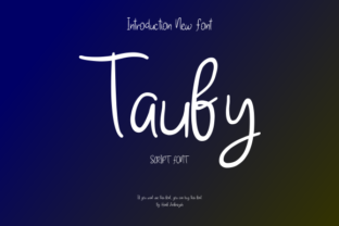 Taufy: The Script Font That Feels Like Handwritten Elegance—Without the Handwriting