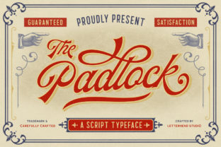 The Padlock: A Friendly Retro Script Font
