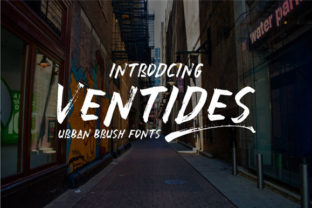 Ventides: A Capital Hand Brush Font Built for Real-World Design Flexibility